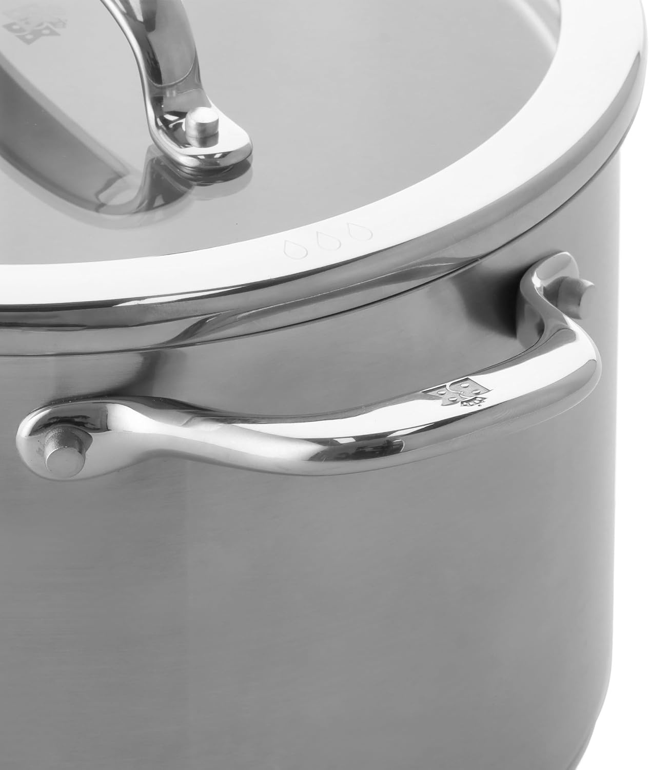 image:imageBK Twist 5Piece Stainless Steel Saucepan Set with Lids Saucepan amp 4 Cooking Pots Stackable Integrated Pouring System Dishwasher Safe Suitable for Induction Cookers OvenSafeSilver